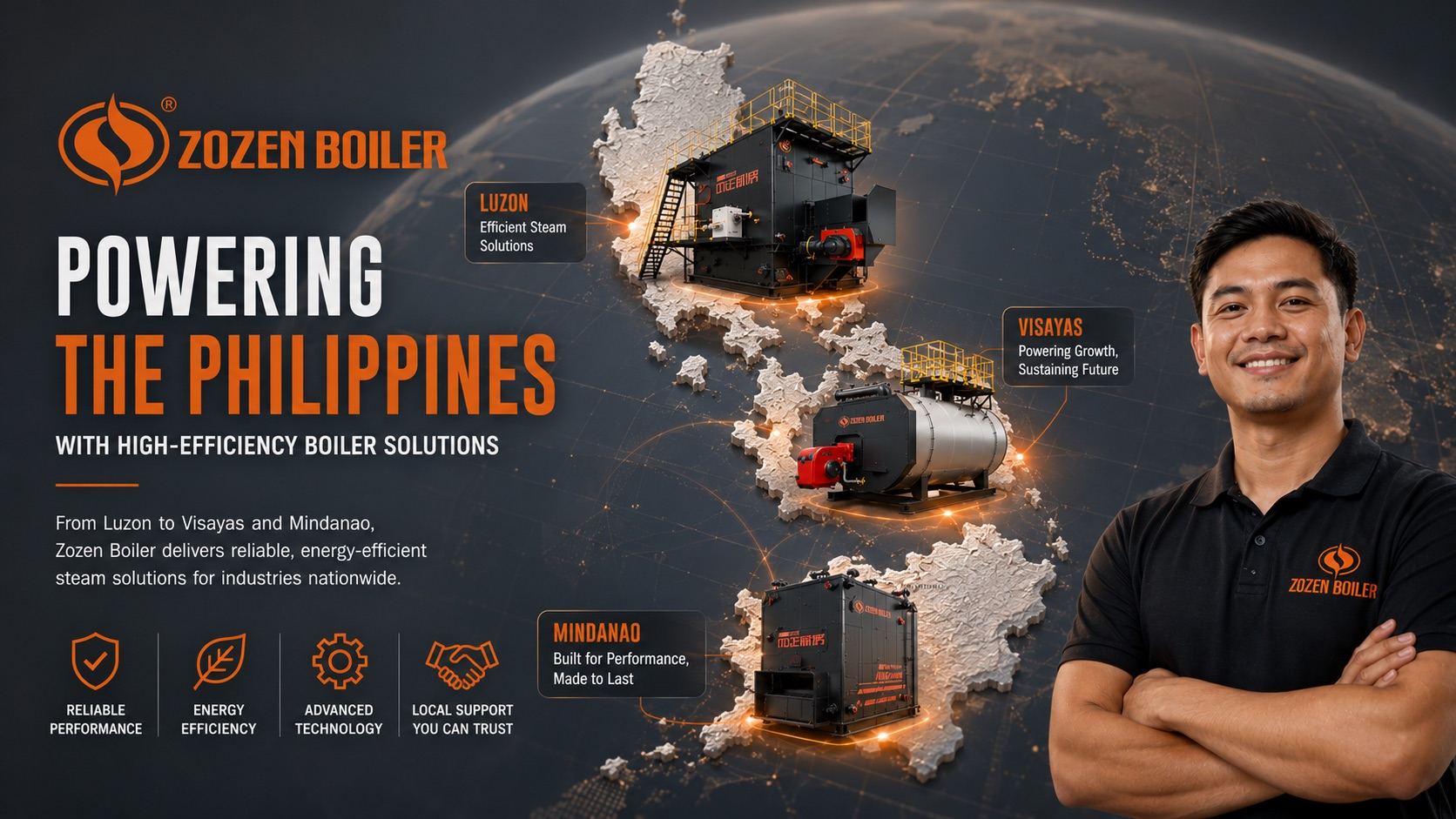 ZOZEN Boiler — powering the Philippines with high-efficiency boiler solutions