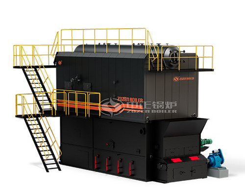 SZL series chain-grate steam boiler of the type suited to burning rice hull at Philippine mills